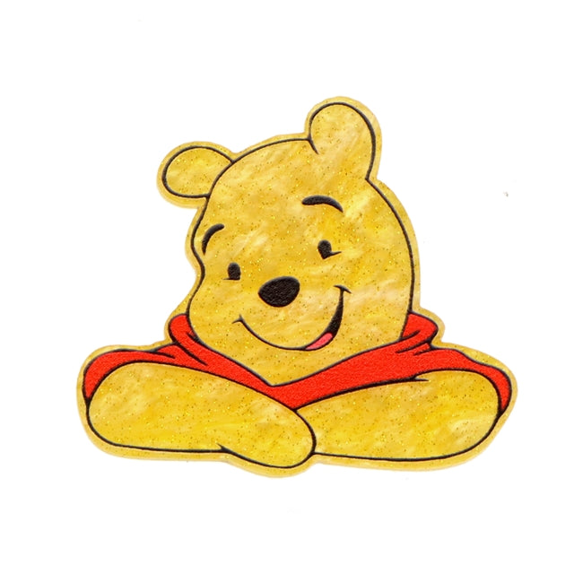 Winnie The Pooh Fine Glitter Acrylic 5 piece set