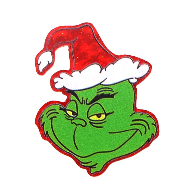 Grinch Christmas Resin 5 piece set FeeFiFauxLeather