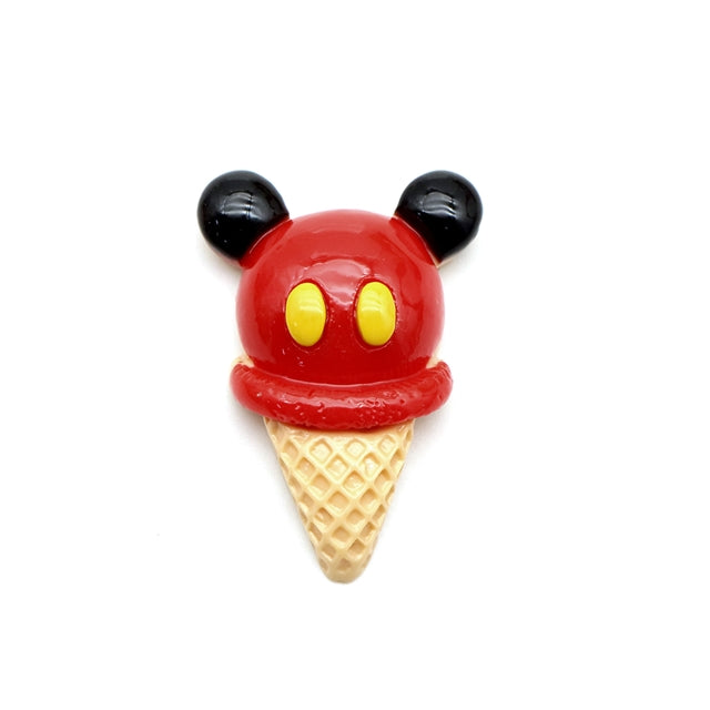 3-D Ice Cream Cones Acrylic Resin 5 piece set FeeFiFauxLeather
