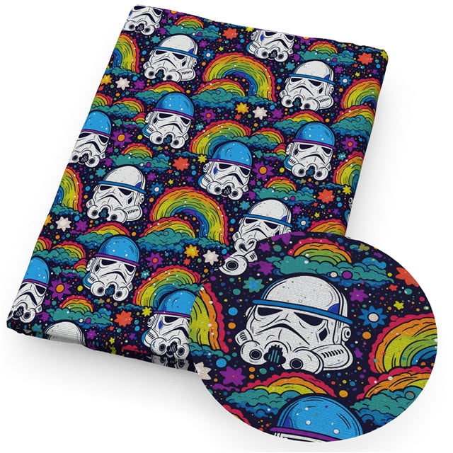 Star Wars Textured Liverpool/ Bullet Fabric with a textured feel