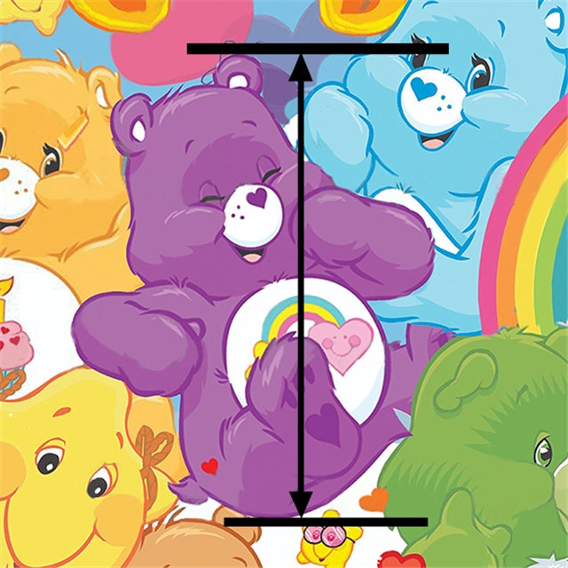 Care Bears Printed Jelly Transparent Sheet