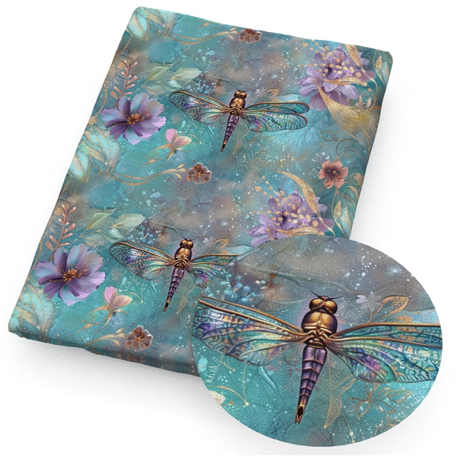 Dragonfly Smooth Faux Leather Sheet