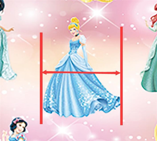 Princesses Printed Fabric FeeFiFauxLeather