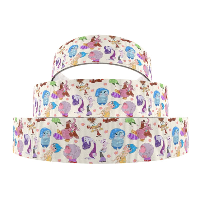 Inside Out 1 Yard Printed Grosgrain Ribbon