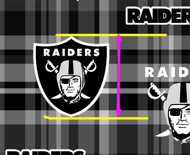 Raiders Football Sports Textured Liverpool/ Bullet Fabric with a textured feel