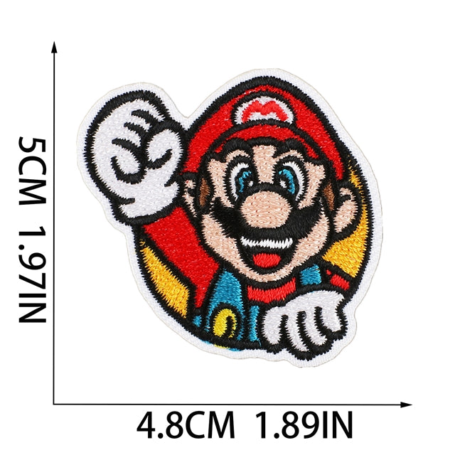 Mario Embroidery Patch