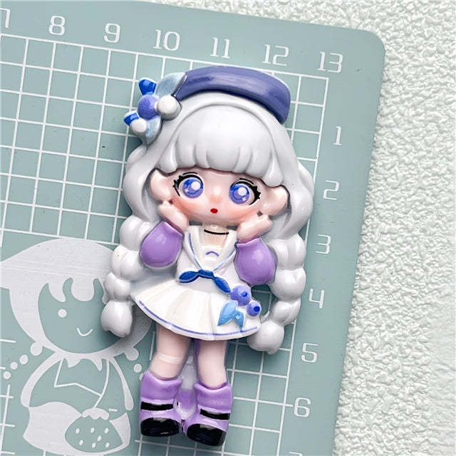 Dolls Flat Back Resin Centerpiece 1 pieces per order FeeFiFauxLeather