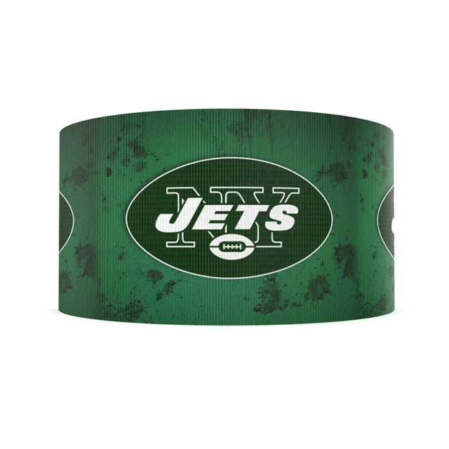 Jets Football 1 Yard Printed Grosgrain Ribbon 1 1/2 inch wide