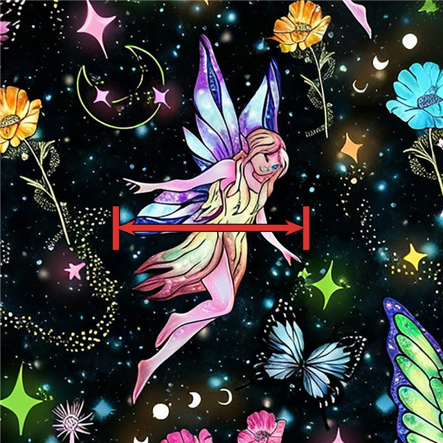 Fairies Printed Faux Leather FeeFiFauxLeather