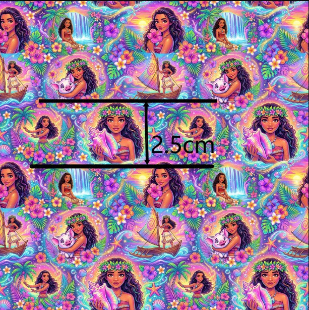 Princess Printed Faux Leather FeeFiFauxLeather