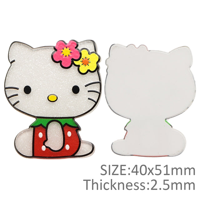 Cute Cat Fine Glitter Acrylic 5 piece set