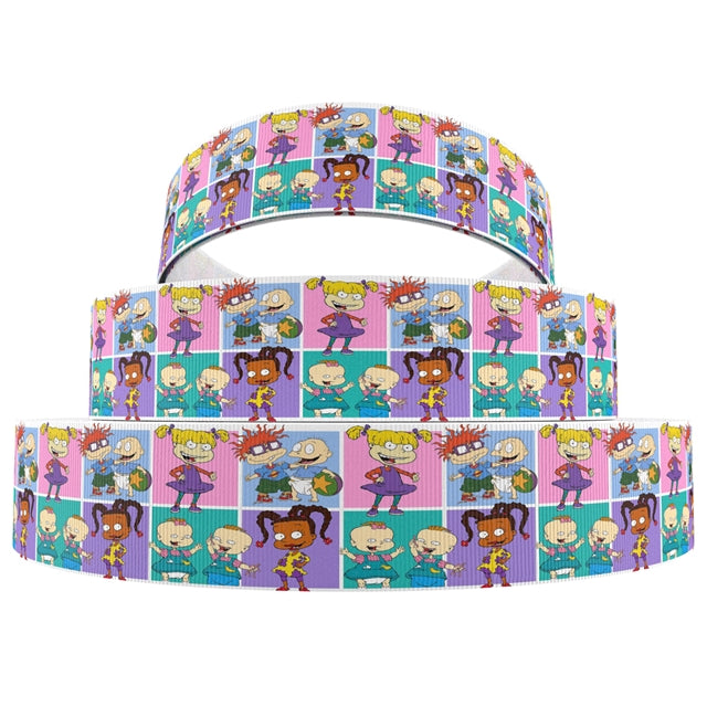 Rugrats 1 Yard Printed Grosgrain Ribbon