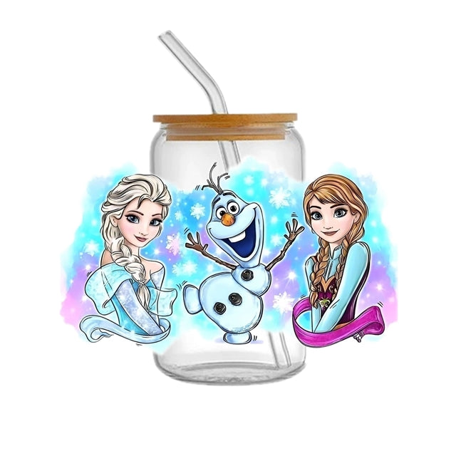 Ice Princess UV DTF Cup Wrap – Easy Cup Wrap for Tumblers & Projects FeeFiFauxLeather