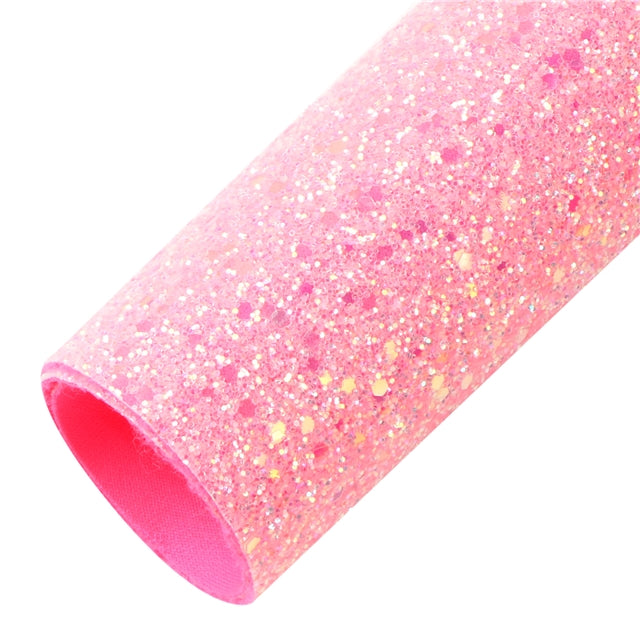 Chunky Glitter Printed Faux Leather FeeFiFauxLeather