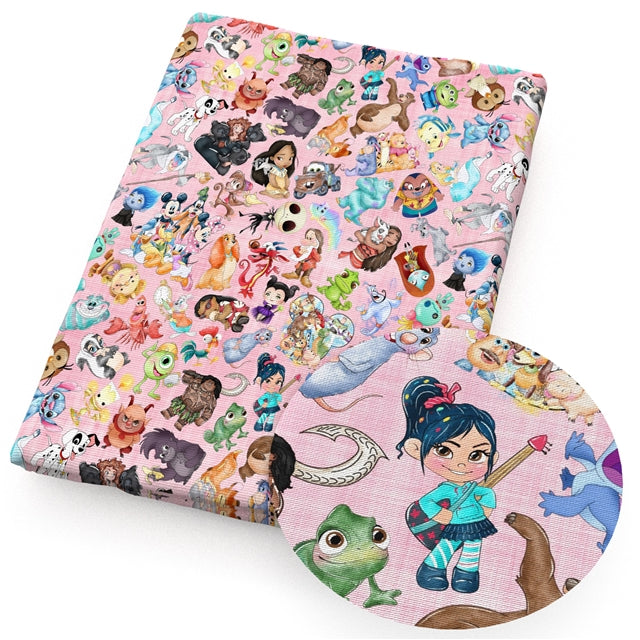 Sidekicks Printed Faux Leather Sheet FeeFiFauxLeather
