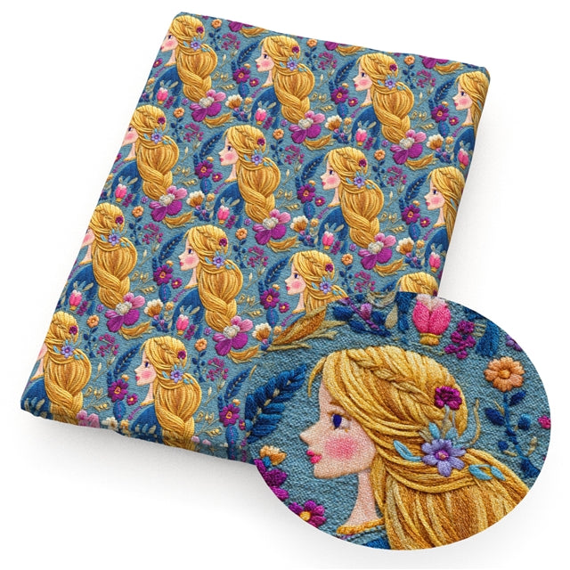 Princess Printed Faux Leather Sheet FeeFiFauxLeather