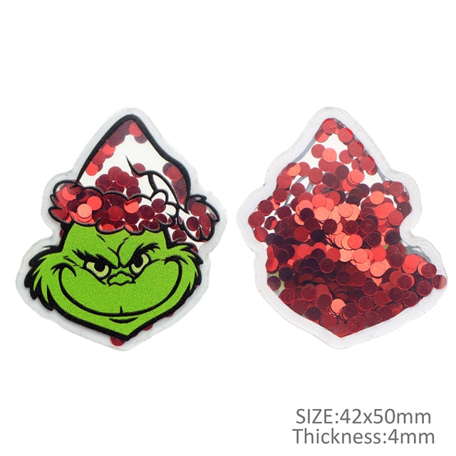 The Grinch Quicksand Sequin Resin