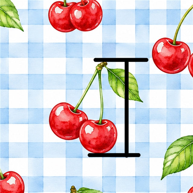 Cherry Plaid Fabric – Textured Liverpool Fabric for Bows & Crafts FeeFiFauxLeather
