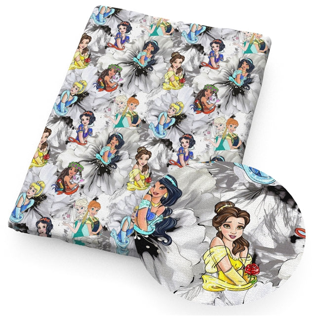 Princesses Printed Fabric