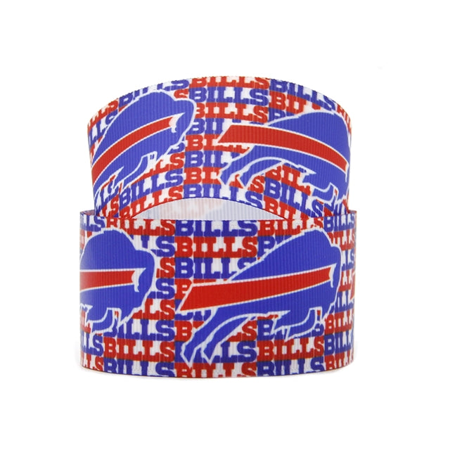 Buffalo Bills 1 Yard Printed Grosgrain Ribbon