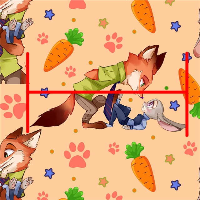 Zootopia Printed Faux Leather Sheet