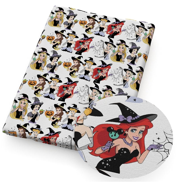 Hocus Pocus Princesses Faux Leather Sheet – Cartoon Character Smooth Material for DIY Accessories (Copy) FeeFiFauxLeather