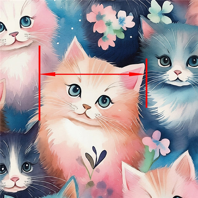 Cats Bullet Fabric FeeFiFauxLeather