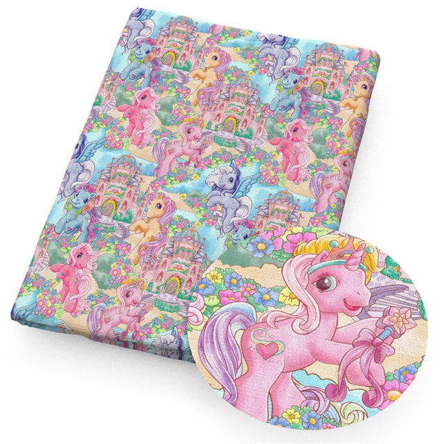 My Little Pony Printed Fabric FeeFiFauxLeather