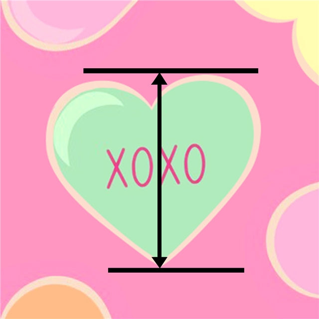 Valentine Hearts Printed Fabric