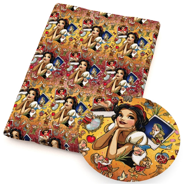 Princess Printed Faux Leather Sheet FeeFiFauxLeather
