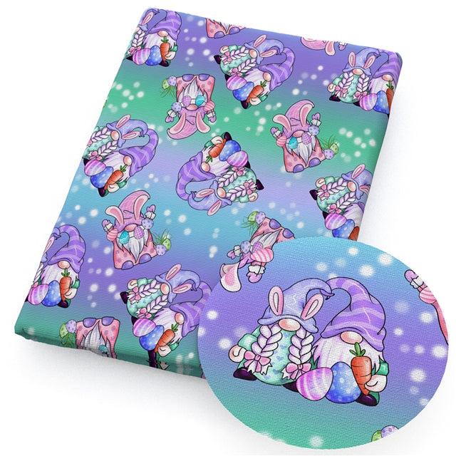 Easter Gnomes Textured Liverpool/ Bullet Fabric
