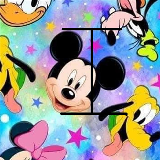 Mouse and Friends Printed Fabric FeeFiFauxLeather