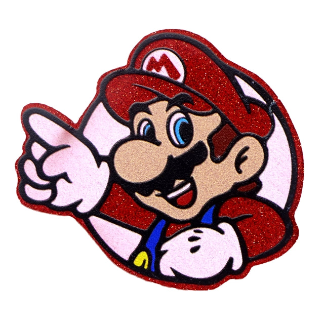 Super Mario Fine Glitter Resin 5 piece set FeeFiFauxLeather