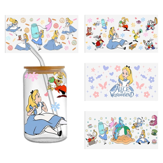 Princess UV DTF Cup Wrap – Easy Cup Wrap for Tumblers & Projects FeeFiFauxLeather