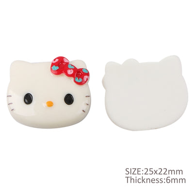 3-D Hello Kitty Flat Back Resin Centerpiece 2 pieces