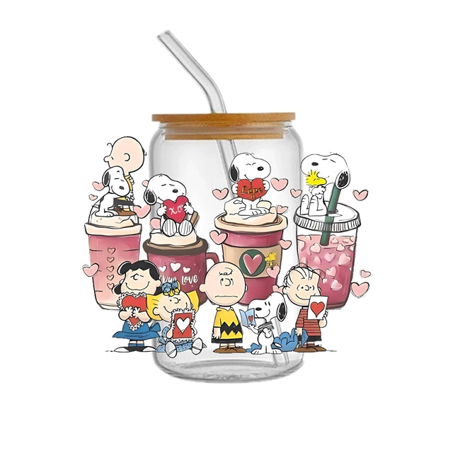 Snoopy UV DTF Cup Wrap – Easy Cup Wrap for Tumblers & Projects FeeFiFauxLeather