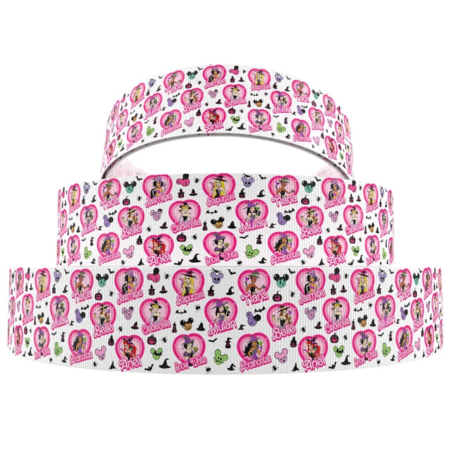 Princesses 1 Yard Printed Grosgrain Ribbon