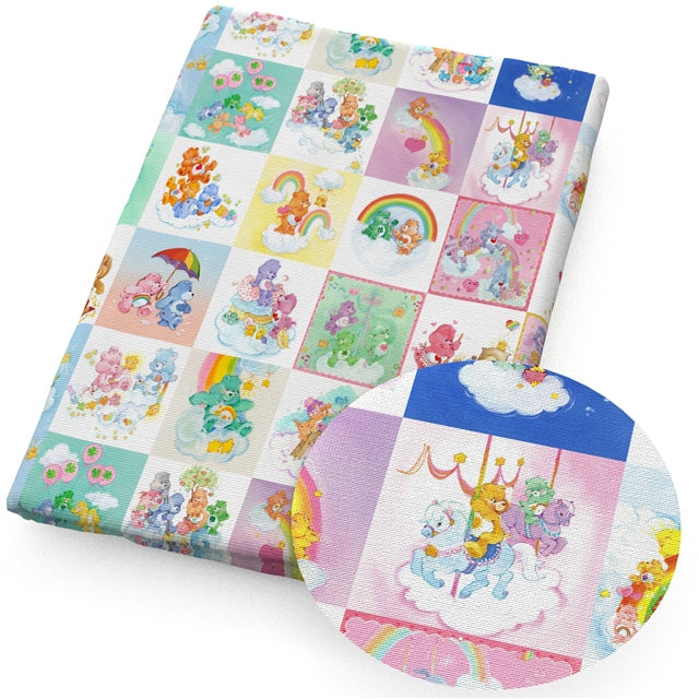 Care Bears Textured Liverpool/ Bullet Fabric with a textured feel