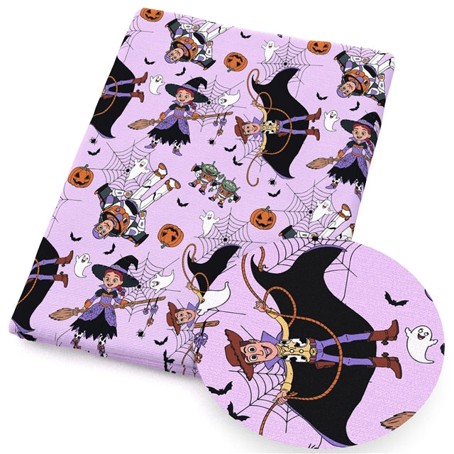 Toy Story Halloween Printed Faux Leather Sheet FeeFiFauxLeather