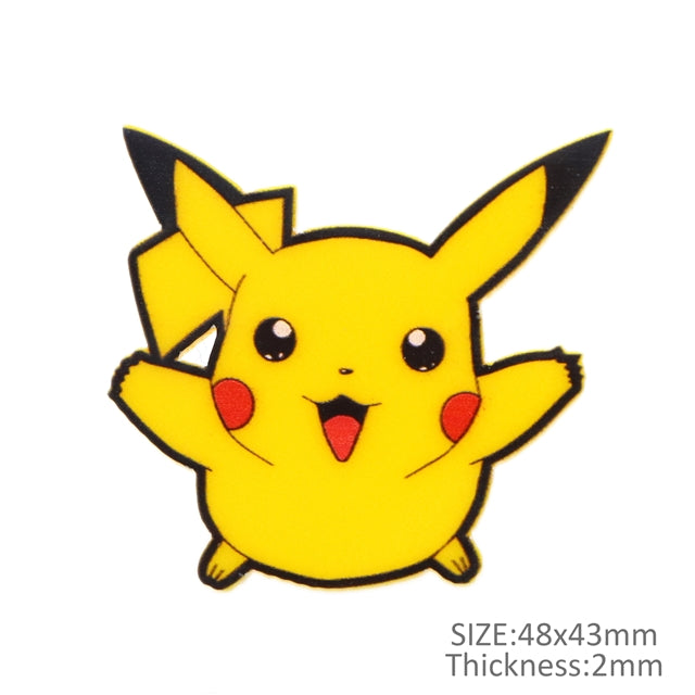 Pikachu Pokemon Fine Glitter Acrylic 5 piece set