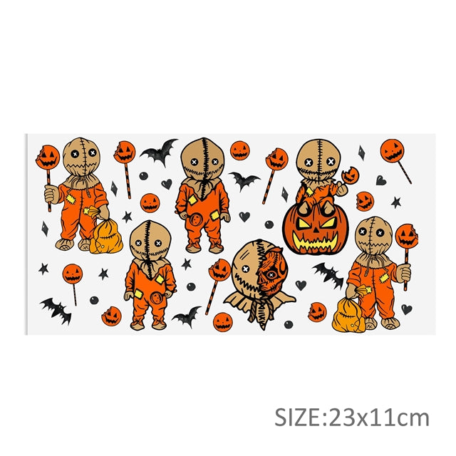 Sam Halloween UV DTF Cup Wrap – Easy Cup Wrap for Tumblers & Projects FeeFiFauxLeather