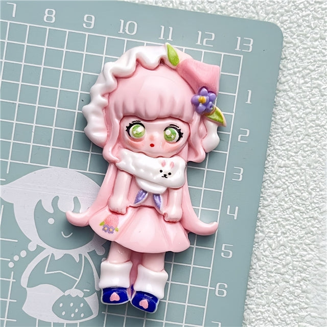 Dolls Flat Back Resin Centerpiece 1 pieces per order FeeFiFauxLeather