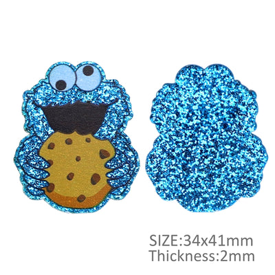 Cookie Monster Glitter Resin 5 piece set