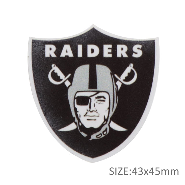 Raiders Football Resin 5 piece set FeeFiFauxLeather