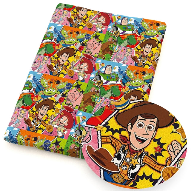 Toy Story Printed Faux Leather Sheet FeeFiFauxLeather