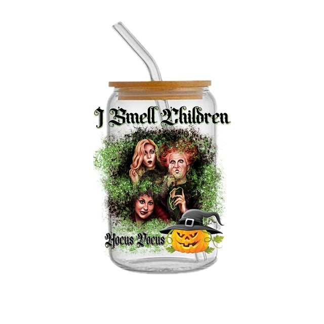 Hocus Pocus UV DTF Cup Wrap – Easy Cup Wrap for Tumblers & Projects FeeFiFauxLeather
