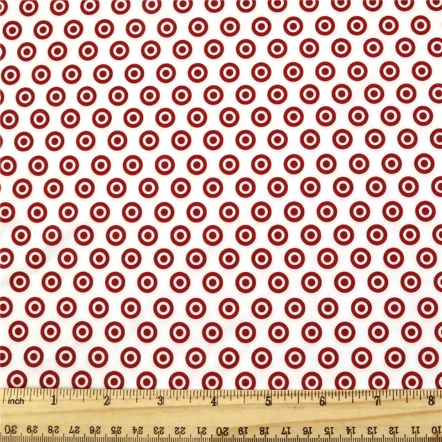 Target Bullseyes Printed Fabric