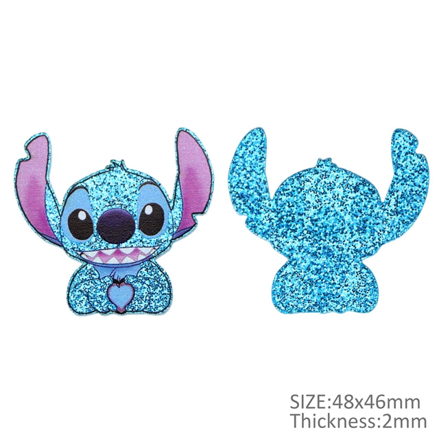 Blue Alien Glitter Resin 5 piece set