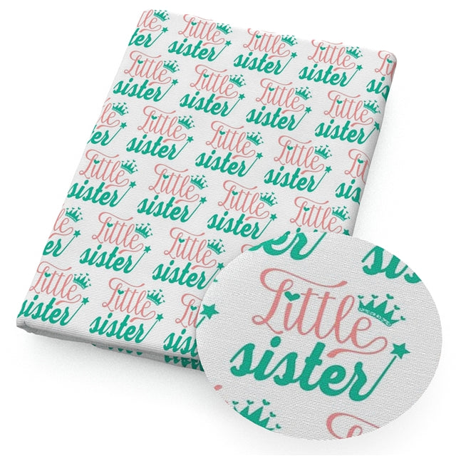 Little Sister Bullet Printed Fabric FeeFiFauxLeather