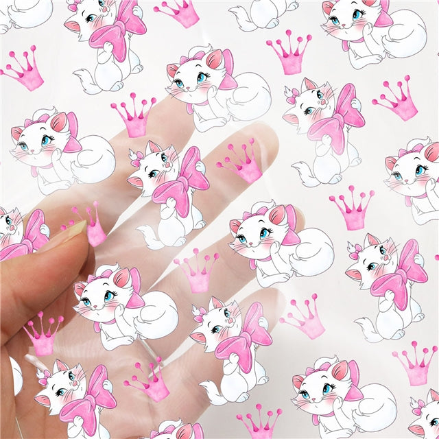 The Aristocats Marie Printed Faux Leather Sheet FeeFiFauxLeather